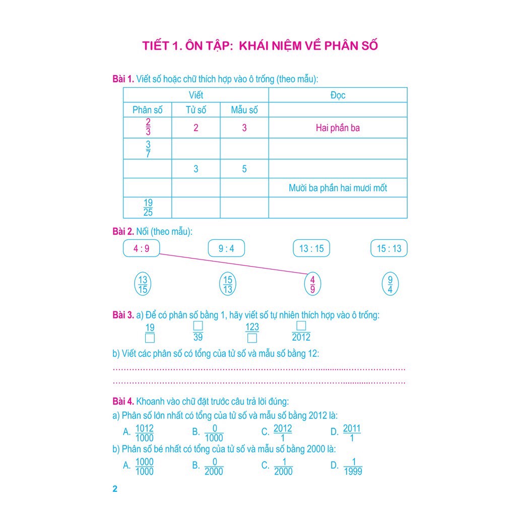 Sách - Vở Bài Tập Toán Nâng Cao Lớp 5 Quyển 1