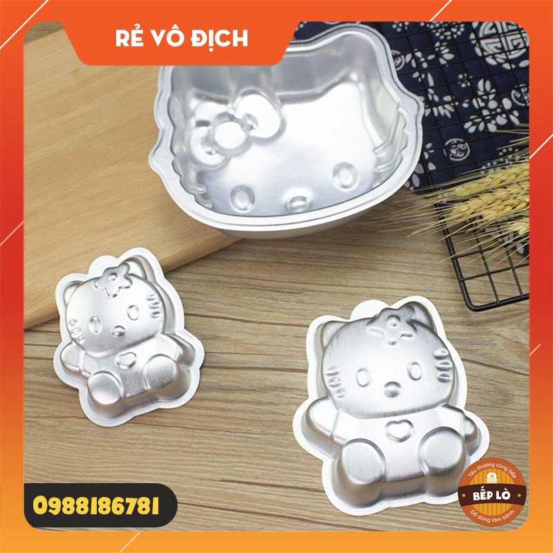 Khuôn Hello Kitty làm thạch, flan, rau câu, pudding H625, H635, H636