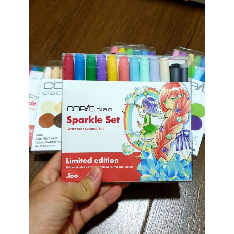 Copic Ciao Sparkle set limited edition