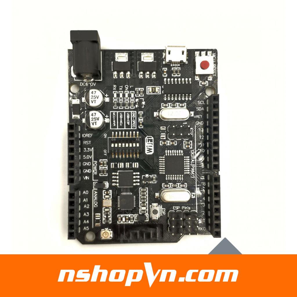 Kit Arduino UNO + WiFi R3 ATmega328P + ESP8266 | HolCim - Kênh Xây Dựng ...