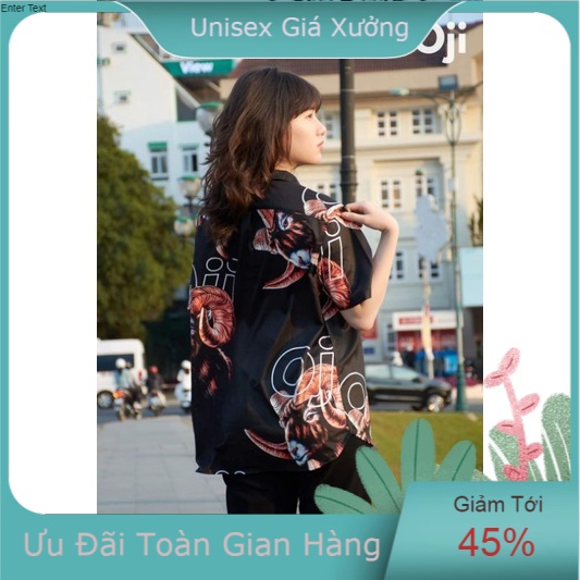 Áo Sơ Mi Tay Ngắn Unisex Cổ Bẻ Phong Cách Hàn Quốc Freesize