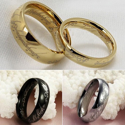 Nhẫn đeo ngón tay bằng thép không gỉ họa tiết đơn giản phong cách Unisex | BigBuy360 - bigbuy360.vn