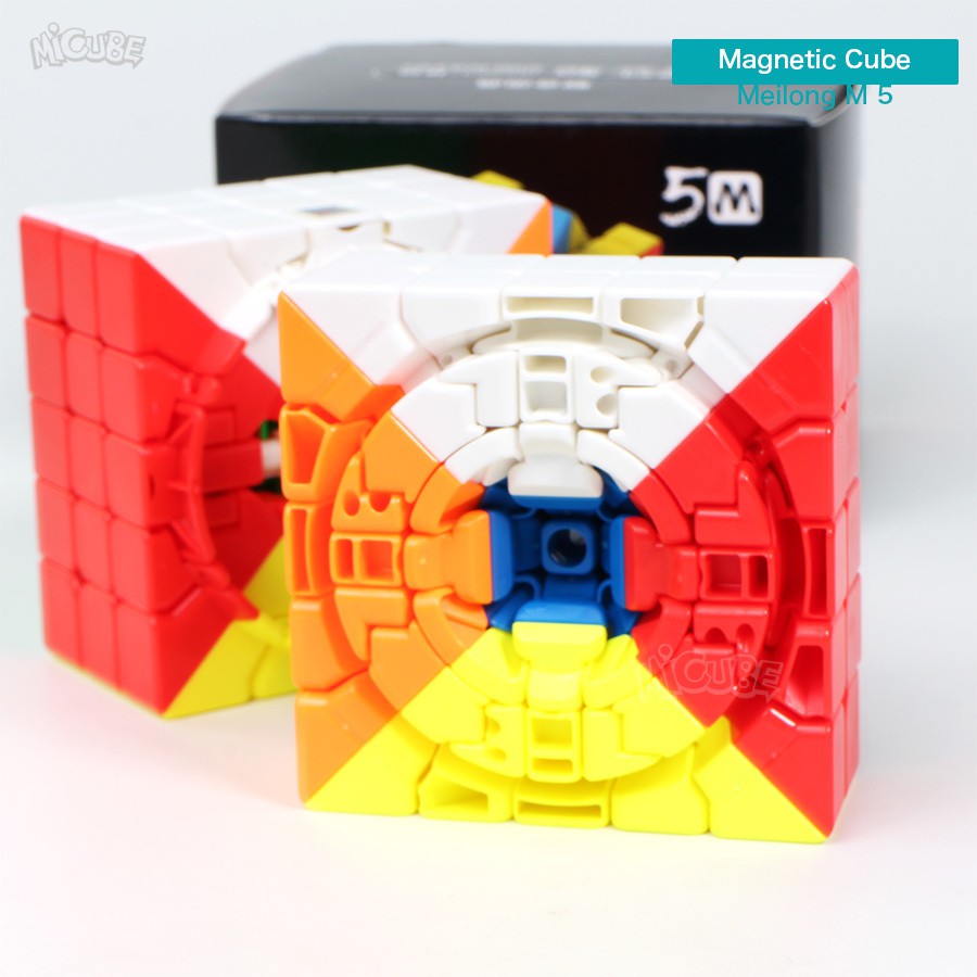 Rubik Meilong 5x5 M Nam châm Stickerless - Rubik Quốc tế chất lượng cao, đồ chơi phát triển giao dục