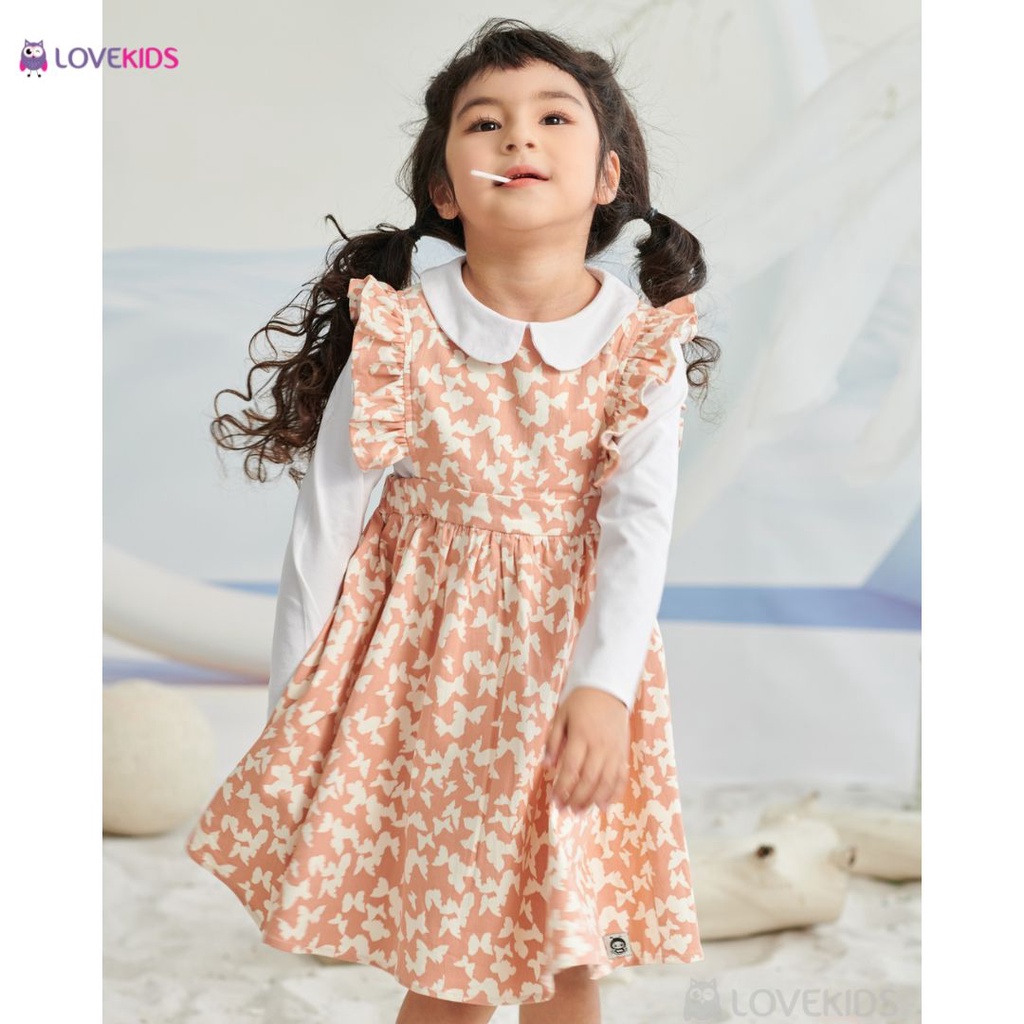 Váy yếm vai bèo - Lovekids