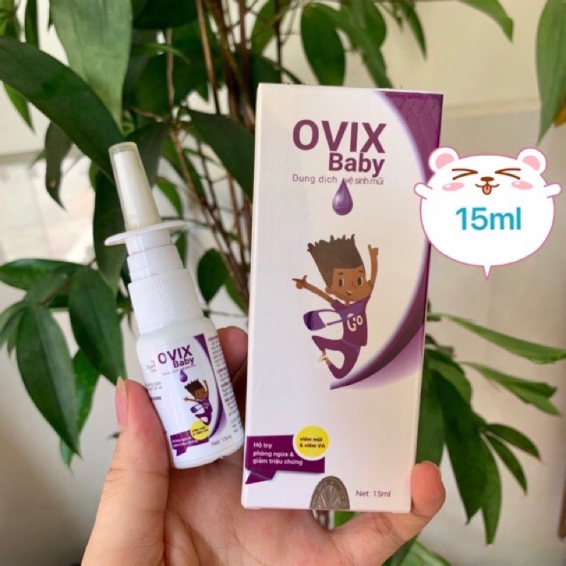 OVIX Baby Dung Dịch Vệ sinh mũi (lọ 15ml)