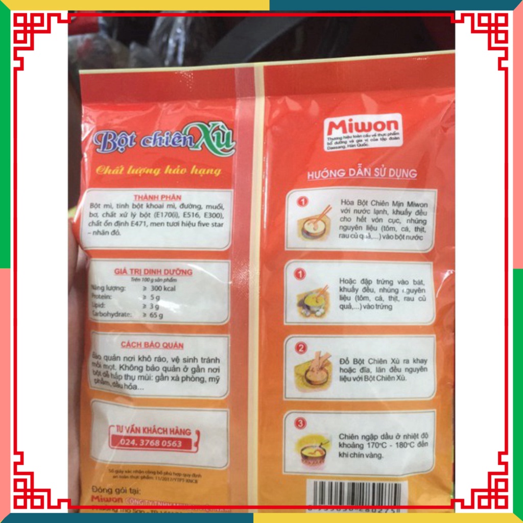 Bột chiên Xù Miwon white color 100g