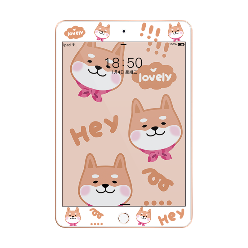 Phim cường lực họa tiết Shiba Inu bảo vệ màn hình cho Apple ipad mini 123 ipad Air1/2 ipad Air 3 pro11 ipad 10.2 | BigBuy360 - bigbuy360.vn