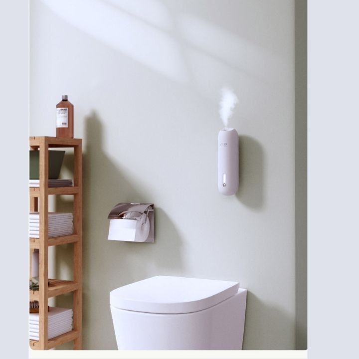 Máy xông tinh dầu, khuếch tán mùi thơm tự động cảm ứng thông minh chuyên dùng cho nhà vệ sinh