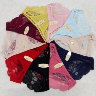 Combo 10 quần lót ren dây sườn