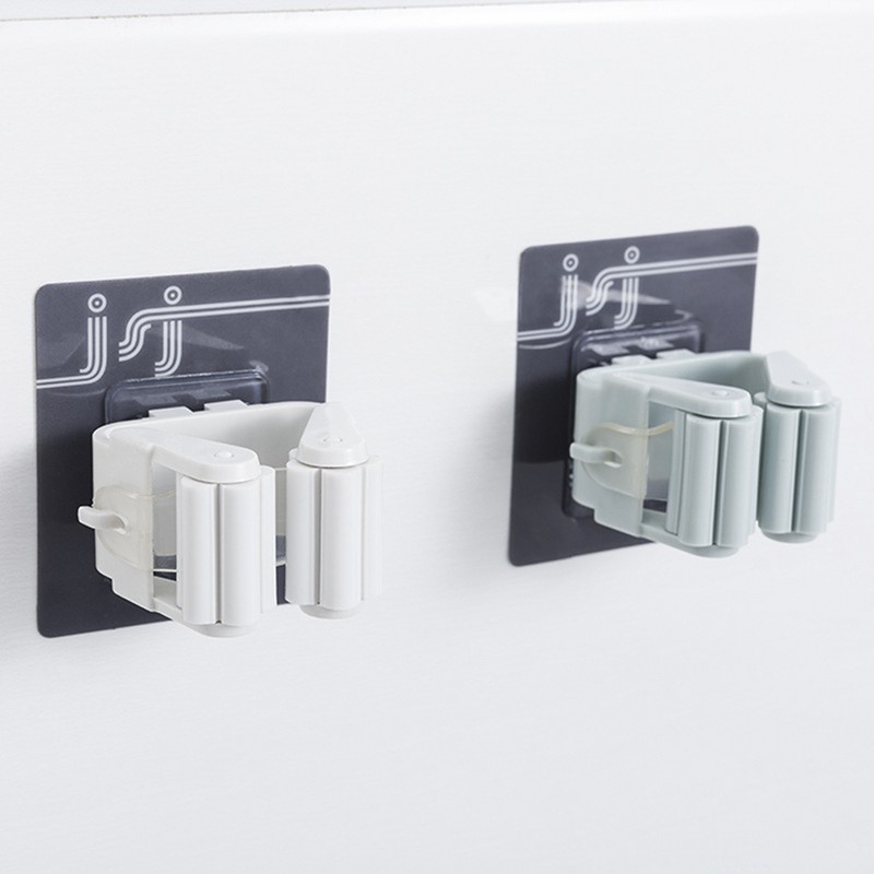 Móc treo cây chổi lau nhà đa năng gắn tường tiện dụng