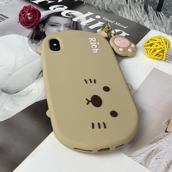 Ốp Lưng RichCat cho iPhone 6/6S/7/8/6Plus/6SPus/7Plus/8Plus/X/XS/XR/XSMax/11/12/13 chất silicon đủ dòng máy - Mã TZAC250