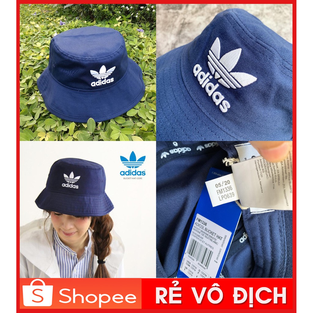 ⚡️ [ UNISEX TRENDY] Nón / Mũ Bucket Adidas Adicolor Hat - Blue FM1336 / Ảnh Thật / SALE GIÁ GỐC | CAM KẾT CHẤT LƯỢNG