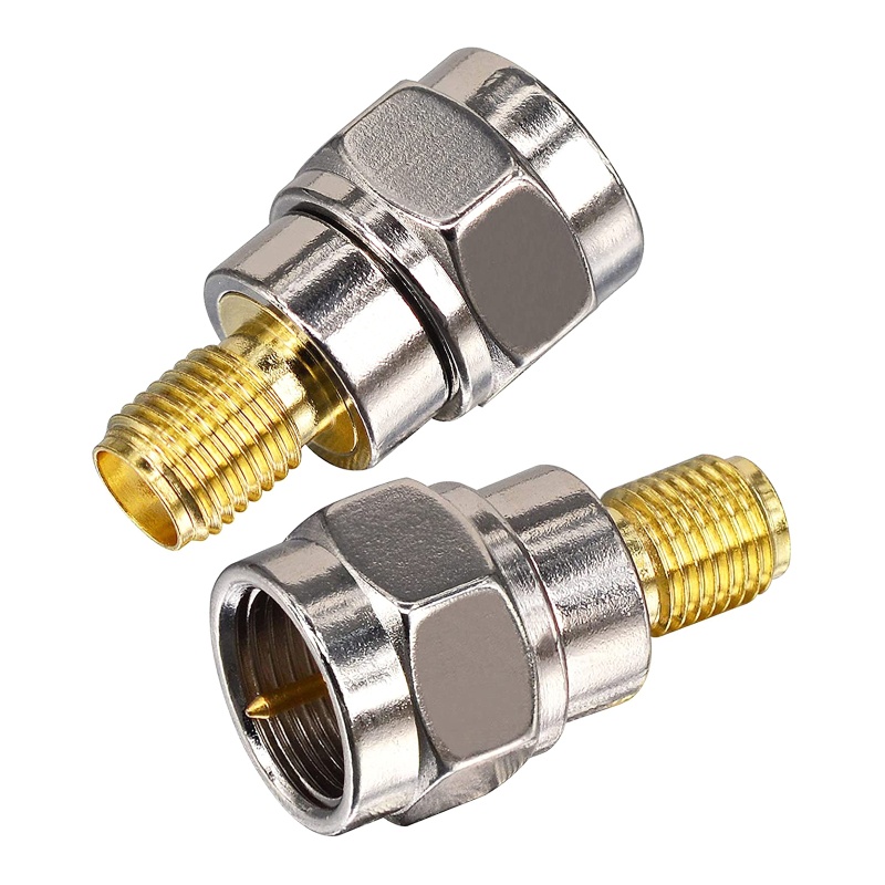 Đầu Nối Chuyển Đổi Giắc Cắm Đồng Trục RF Type F Sang Cổng Cắm SMA