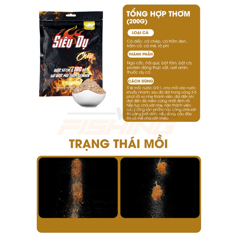 Mồi câu cá Siêu Dụ Handing - Buns Fishing