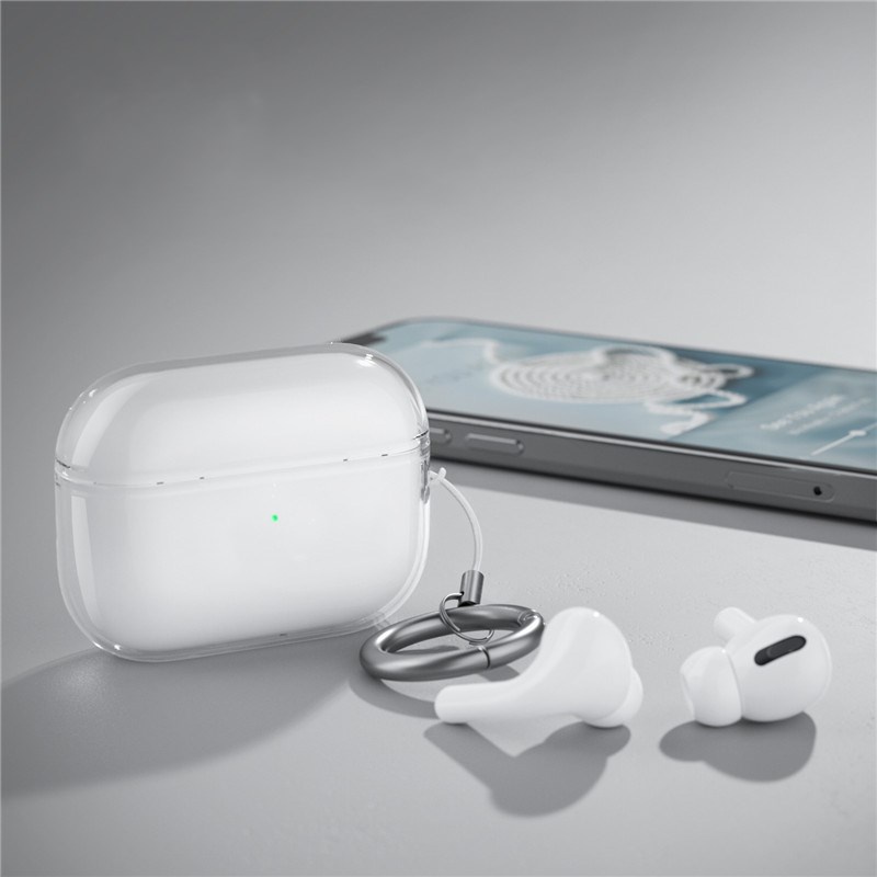 Vỏ Bảo Vệ Hộp Sạc Tai Nghe Airpods Pro 2 Airpods Pro 2 2022 Bằng TPU Mềm Trong Suốt Chống Sốc