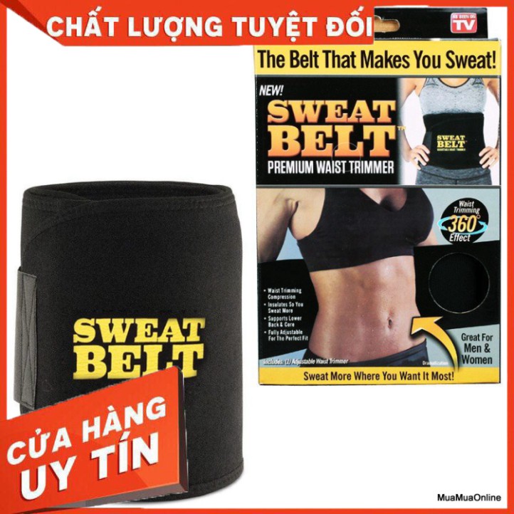 Đai Quấn Nóng Giảm Mỡ Bụng Sweat Belt Cao Cấp