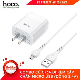 Mua Sạc Điện Thoại Android Hoco C73 - Kèm Cáp Sạc Micro USB  Sạc Nhanh Cho Điện Thoại SamSung Oppo Huawei Vivo Vsmart