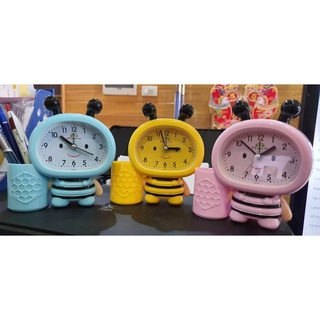 >Đồng hồ báo thức -Đồng hồ để bàn báo thức, hình độc đáo dễ thương , Màu "Xanh dương/Xanh lá/ Hồng
