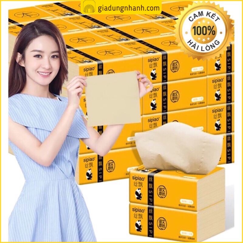 [VIP] 1 Gói Giấy Ăn Gấu Trúc Sipiao (Gói 300 tờ)