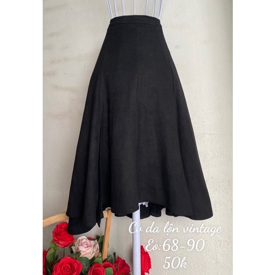 Chân váy dài vintage