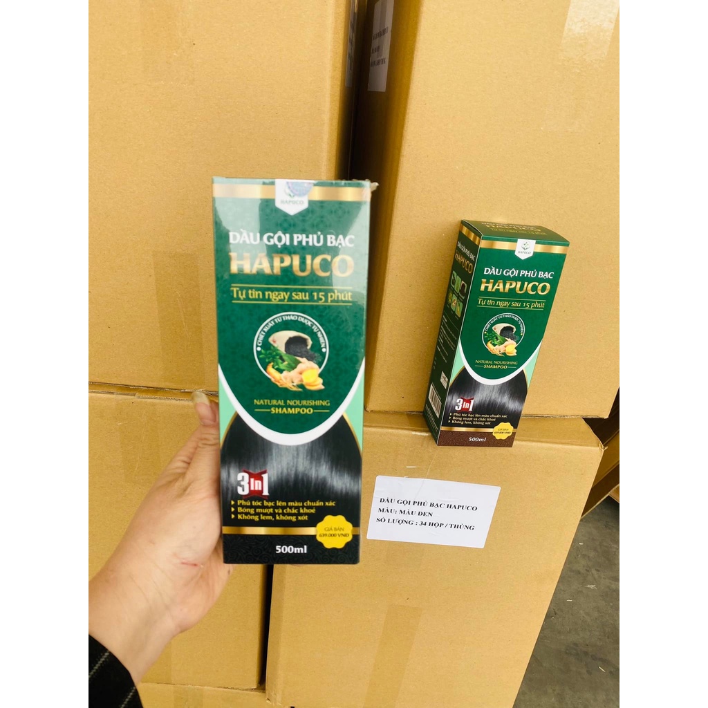 Dầu gội phủ bạc HAPUCO (chính hãng)
