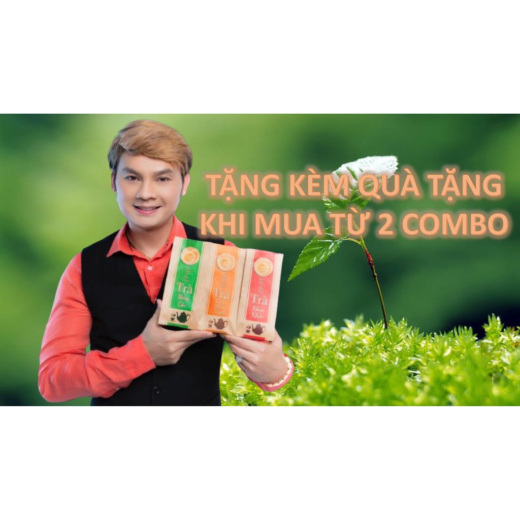 2 Combo trà Rồng Nhỏ giảm mất ngủ mát gan , thải độc , NGỦ NGON Nghệ sỉ Kim Tiểu Long