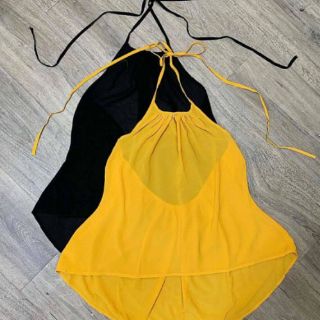 Áo yếm cột dây sau cổ vải voan mỏng