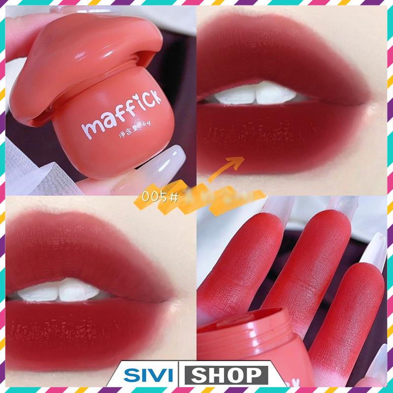 Son môi bùn nhung mịn vỏ hình nấm Maffick Mushroom Lip Paste