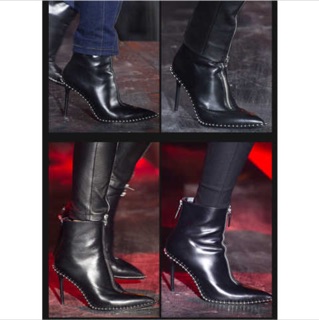 [Hàng Order] Boot Da cao cấp viền đá ( kèm ảnh thật vs Fb)