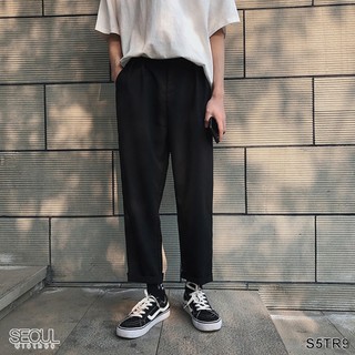 Quần vải Hàn Quốc dáng rộng Trousers Loose S5TR9