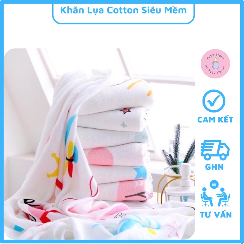 Chăn Lụa Cotton Cao Cấp Siêu Mềm Cho Bé