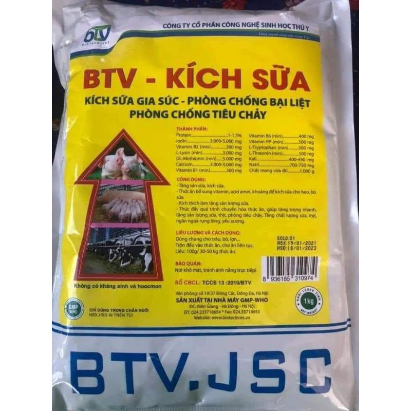 Kích sữa heo nái 1 kg