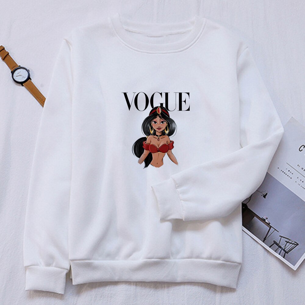 Áo Hoodie In Hình Công Chúa Jasmine Disney Thời Trang Cho Nữ