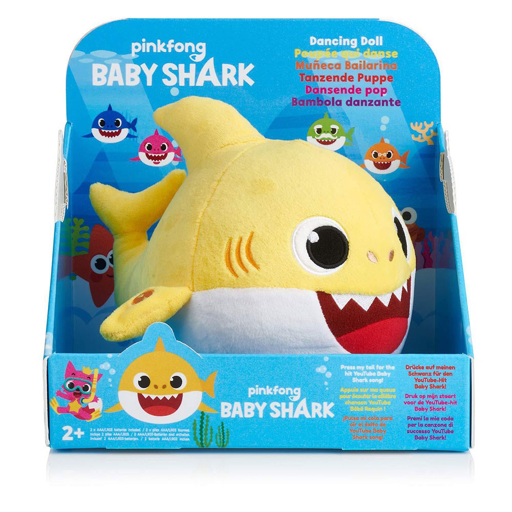 ⌂⌂ Shark baby music shark singing and dancing plush toys 【Goob】