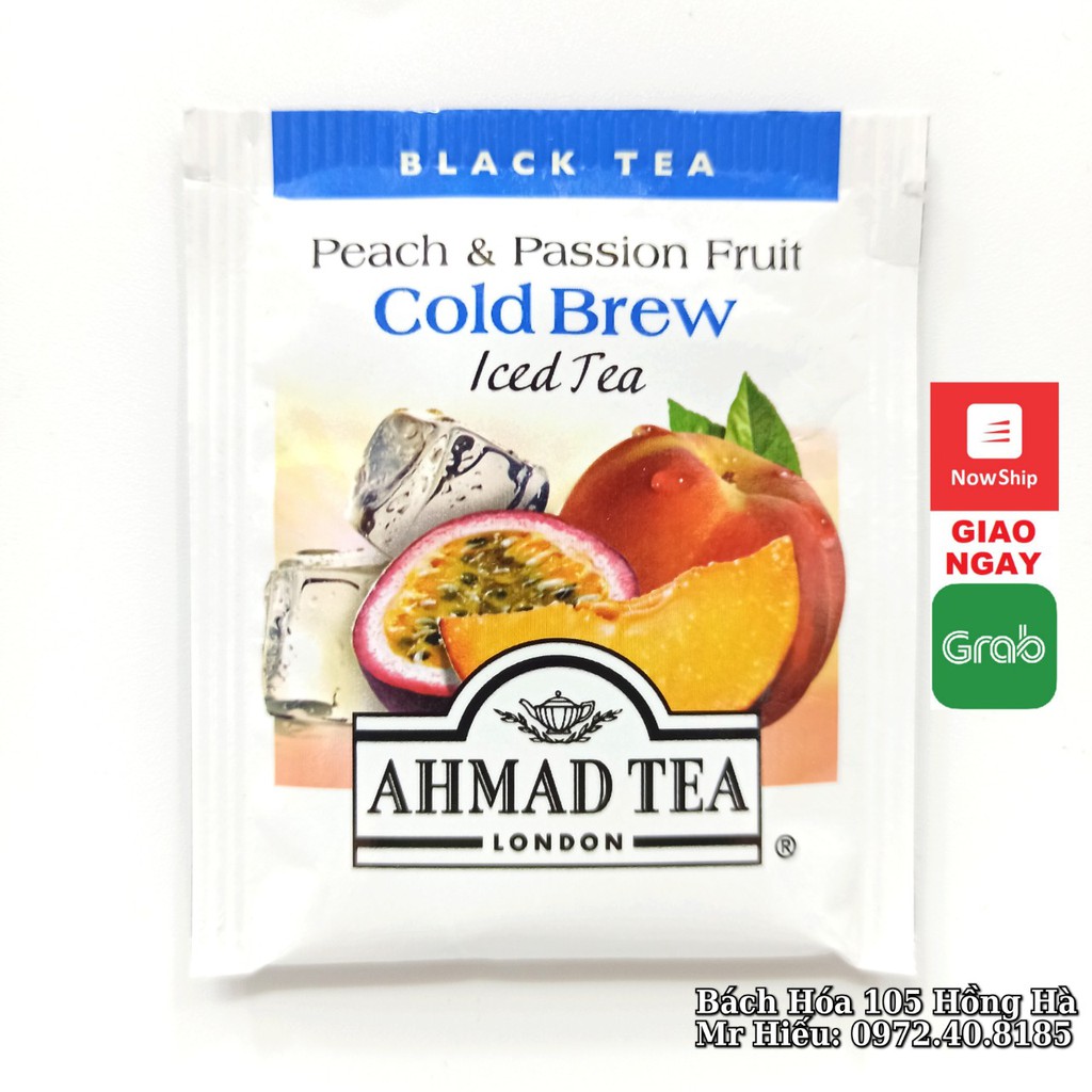 [T8/2024] Trà Ahmad Tea pha lạnh Cold Brew Peach &amp; Passion Fruit