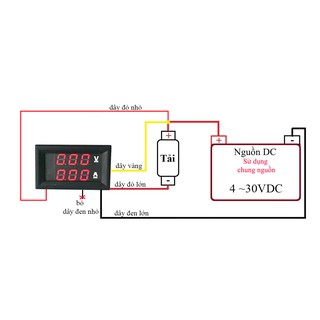 Đồng Hồ Đo Dòng Áp DC 10A - DE5Q