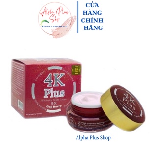 Kem dưỡng trắng da giảm mụn ban đêm 4k plus 5x goji berry thái lan