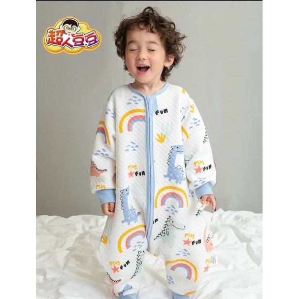 Ninikids:CHỌN MẪU Túi ngủ cotton chần bông 3 lớp, túi ngủ cho bé