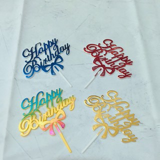 Bảng nhựa trang trí Tiệc sinh nhật chữ Happy Birthday đủ mẫu nhiều màu sắc xinh xắn