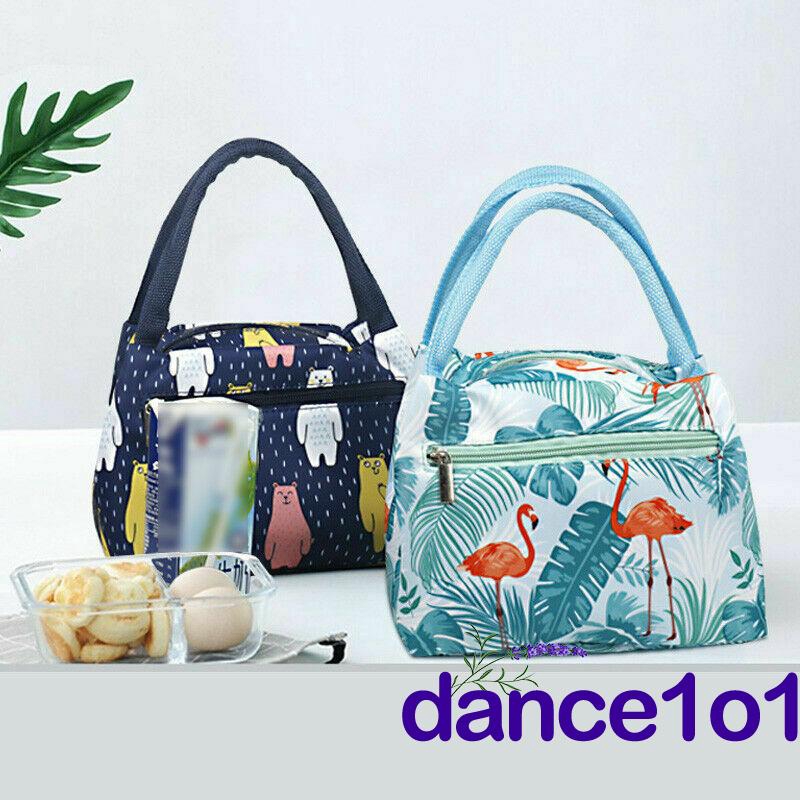 Túi đựng hộp cơm trưa cách nhiệt nhiều màu sắc phù hợp cho du lịch/đi làm/đi học