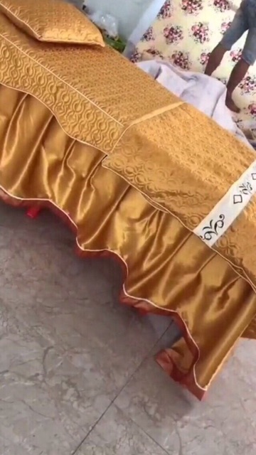 Ga lụa trần bông phủ giường spa, phun xăm, nối mi | BigBuy360 - bigbuy360.vn