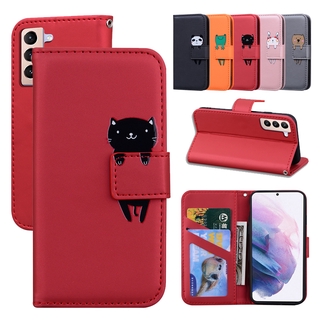 Bao da điện thoại họa tiết hoạt hình đáng yêu cho Samsung A71 A51 5g A42 A31 A21S A12