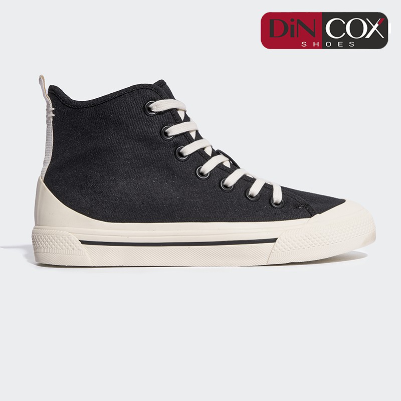 Giày Sneaker Vải Nữ DINCOX D09 Năng Động Cá Tính Black