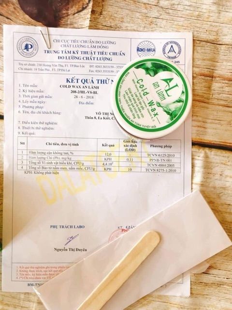 Wax lông An Lành 100% thiên nhiên ( Tặng giấy và 2 que lấy gel)