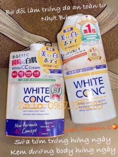 Sữa tắm trắng da White ConC Nhật ( 360ml)
