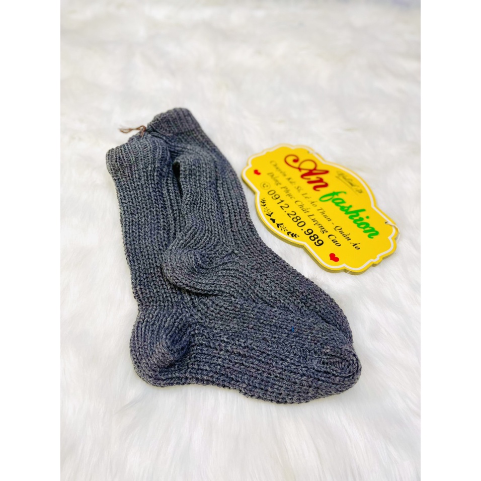 Tất len, Vớ len siêu dày siêu ấm dùng mang trong kho lạnh âm 25 độ