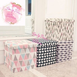 GHẾ HỘP ĐA NĂNG TIỆN DỤNG - ẢNH THẬT - KÍCH THƯỚC 38*38*38CM