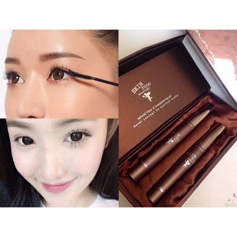 Bộ đôi chuốt mi Mascara Skin food