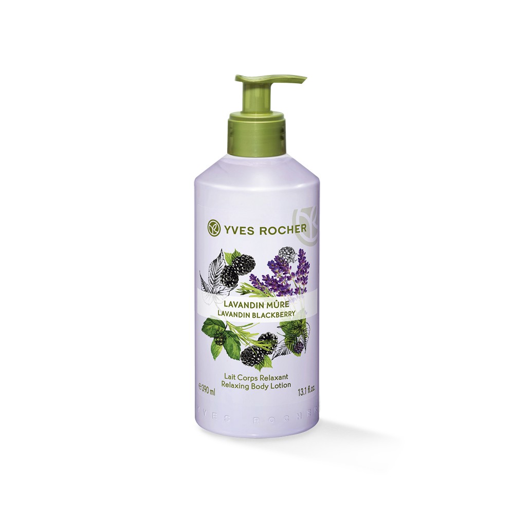 Date 2023 Lotion dưỡng thể Yves rocher LAVENDER 390ml