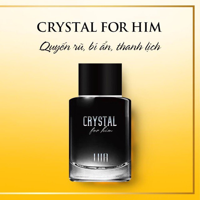 [ Chính Hãng 100% ] Nước Hoa LUA Crystal For Him 60ml